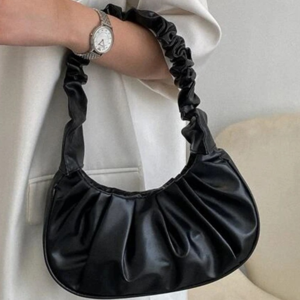 Ruched Shoulder Bag